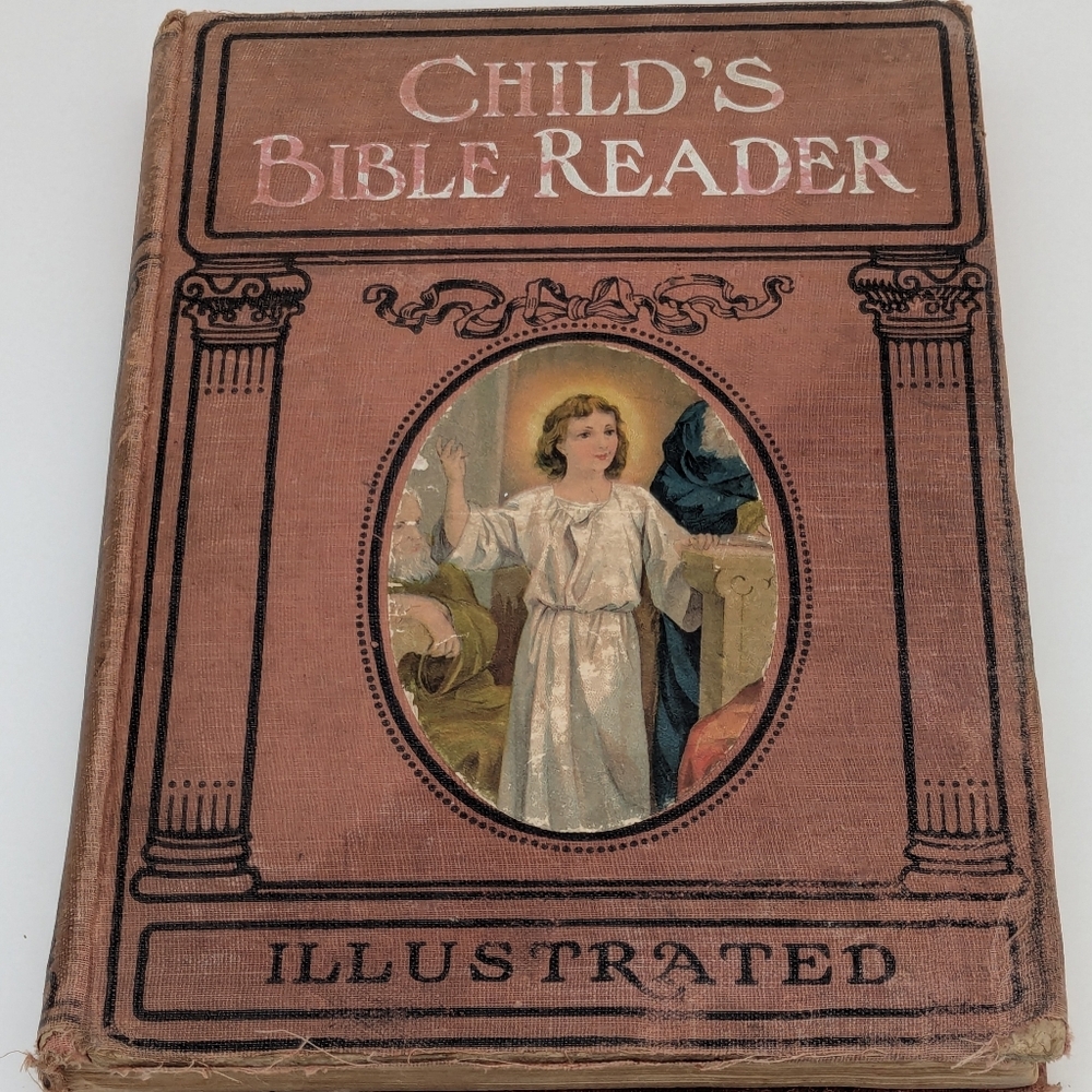 Antique Child's Bible Reader